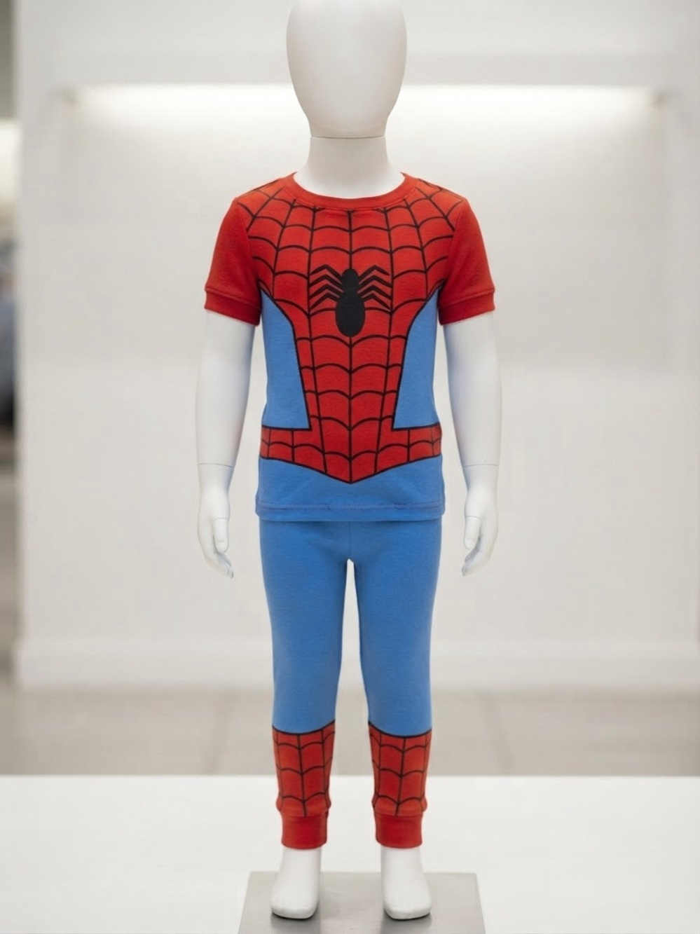 Marvel Red and Blue Spider-Man Inspired Kids Costume Set